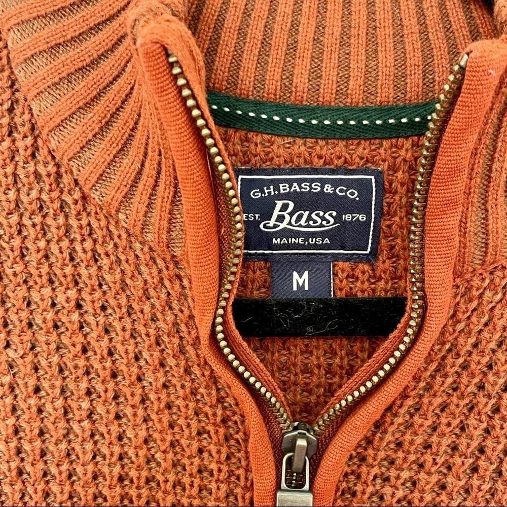 Bass Men’s 1/4 Zip Sweater - Picture 3 of 4